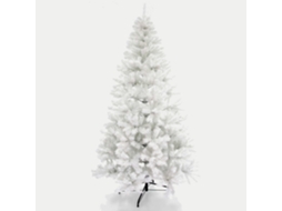 Árvore de Natal Artificial Branca com Base Metálica 120cm