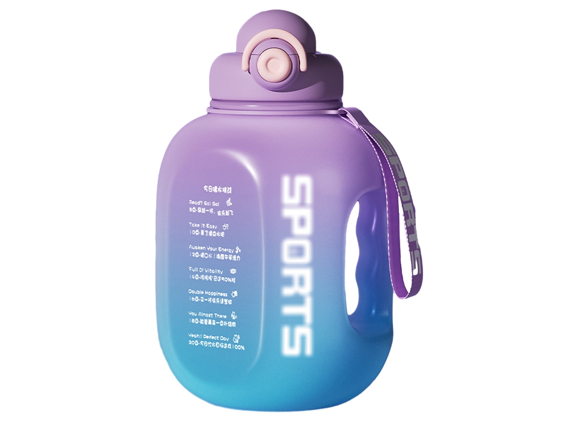 Garrafa de Água Grande Reutilizável Capacidade de 2500Ml Ideal para Esportes NEVEANCE