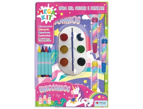 Livro Super Color Pack - Unicórnios de Vitrola Editora (Português)