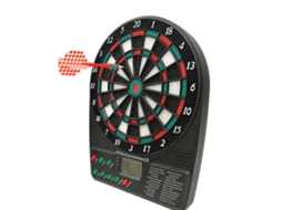 Primerox jogo de Dardos Eletrônico com Tela Lcd e 6 Dardos para Jogos em Casa e Bares