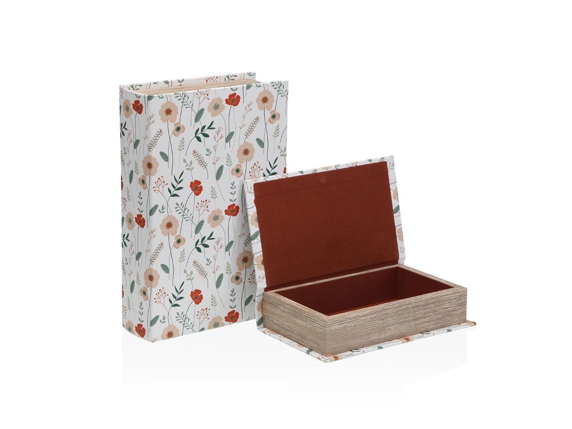 Caixa Decorativa Versa Verdi (multicolor Madeira Mdf)