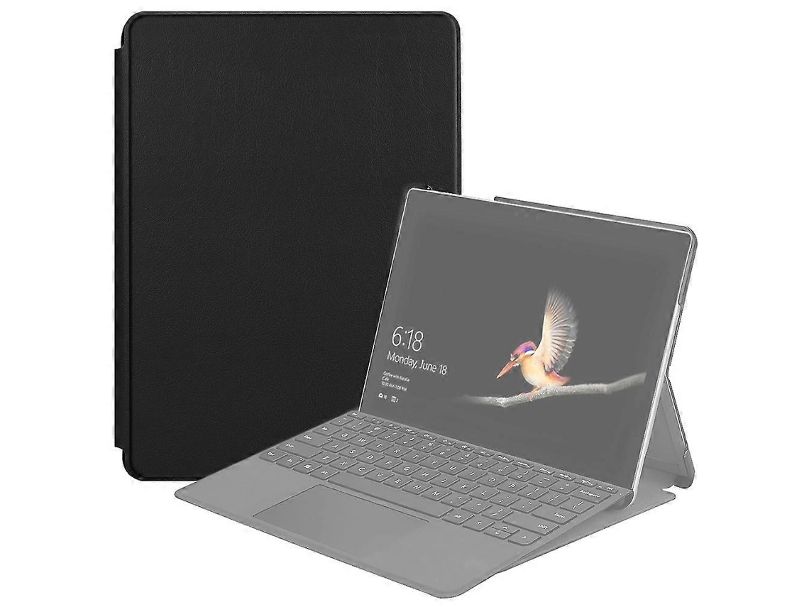 Capa De Couro Com Textura Elástica E Aba Horizontal Para Microsoft Surface Go 2 / Surface Go Voltage Com Suporte.