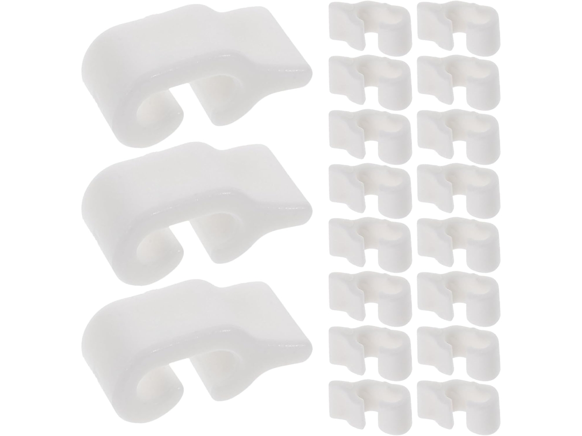 Sewacc 80-clips De Conexão Para Caixas Sapataria E Guarda Roupas, Branco, Material Plástico, Instalação Oculta Para Uso