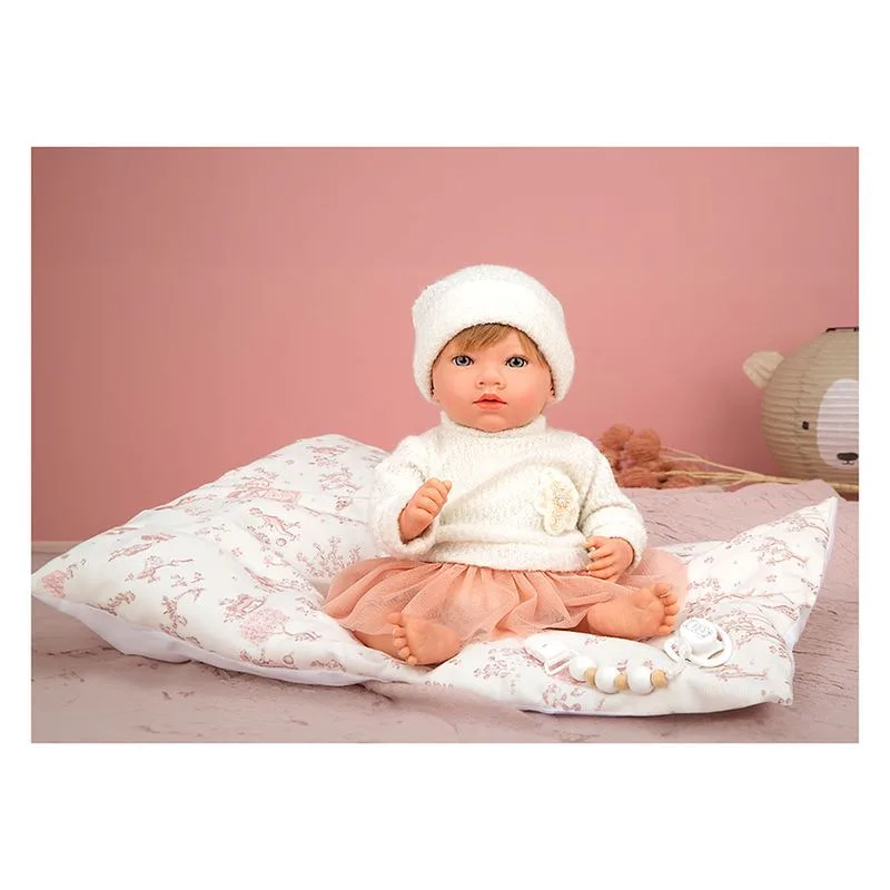 Reborn Arias Julia Rosa Con Cojín 98188 Ariasp25