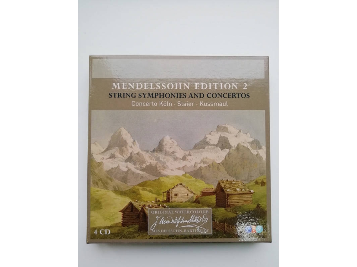 CD Andreas Staier, Rainer Kussmaul, Concerto Köln, Felix Mendelssohn-Bartholdy - String Symphonies 8, 9 & 10 (4CDs)