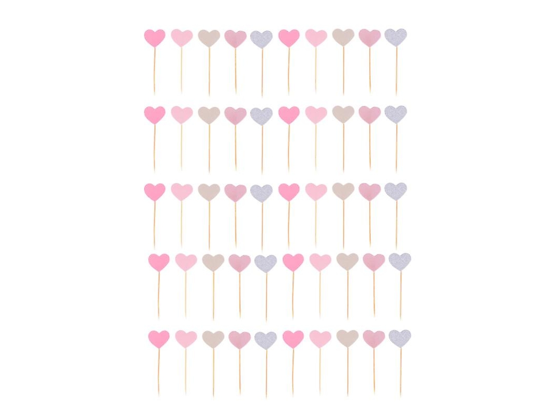 50 Unidades De Decoração De Cupcake De Aniversário