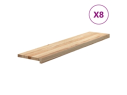 Stair Tread, Stair Treads Vidaxl Marrom Madeira De Carvalho (120 X 30 X 2 Cm)
