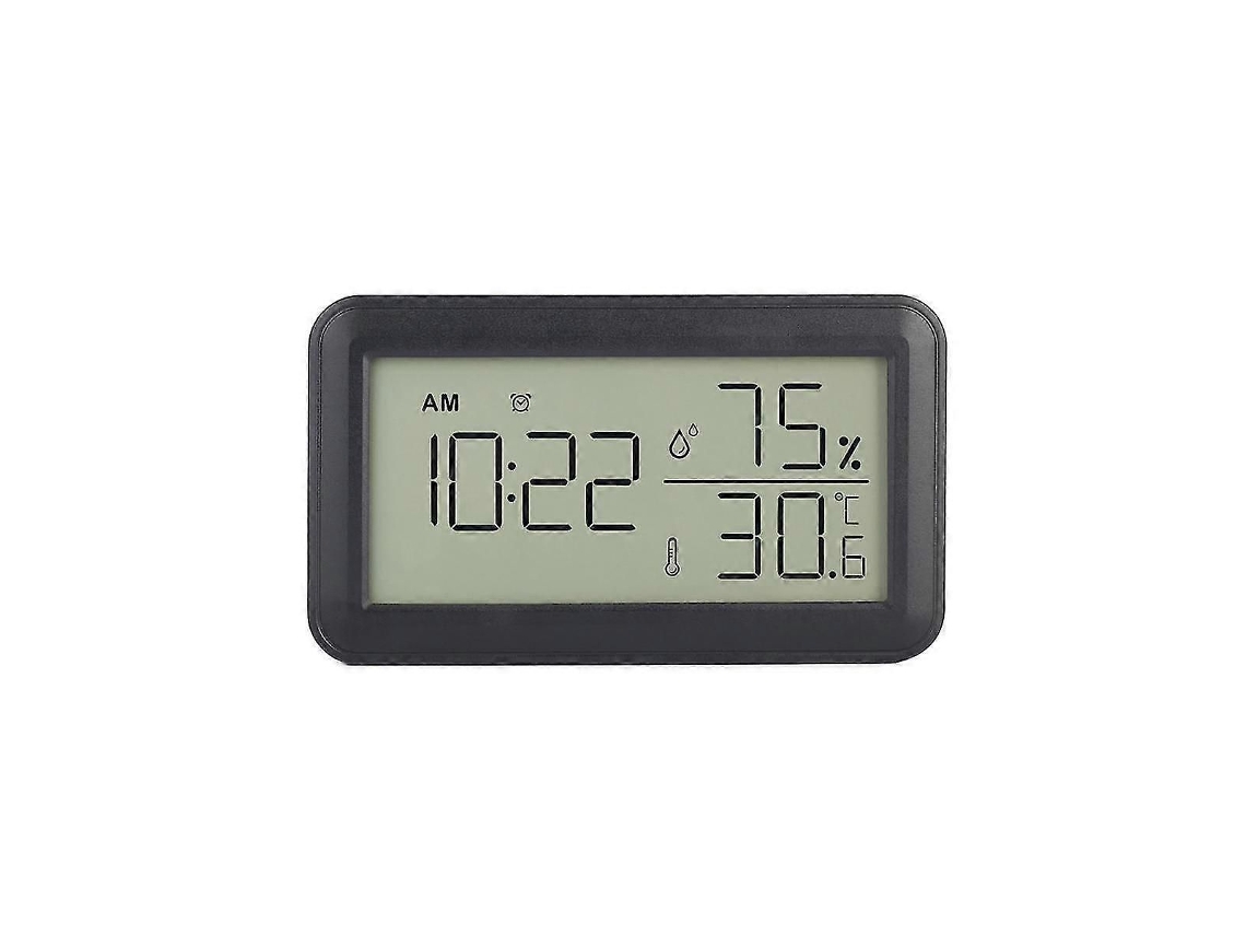 Termômetro E Higrômetro Para Ambientes Internos Com Despertador, Termômetro Digital Lcd, Ideal Para Quarto, Sala De Estar E Sala De Jantar