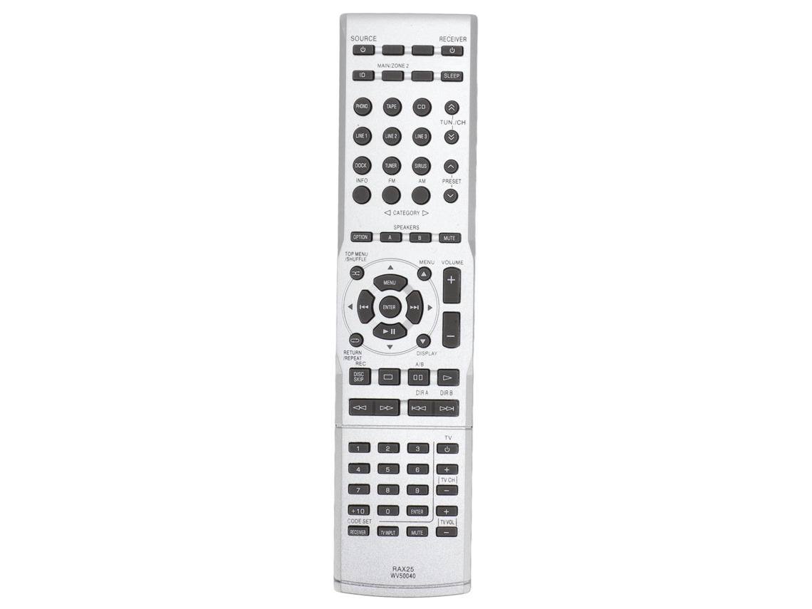 Controle Remoto Substituto Para Receptor De Som Rax25 Wv50040 Botões Sensíveis R S500 S700 S500bl S700bl