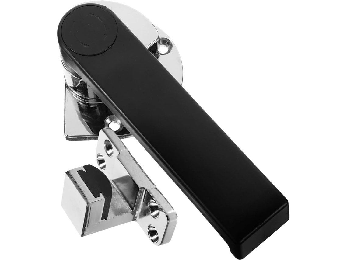 Fecho De Porta Congelador Em Liga Zinco Resistente Com Puxador Elegante Para Portas Refrigeradores, Proporcionando Uma