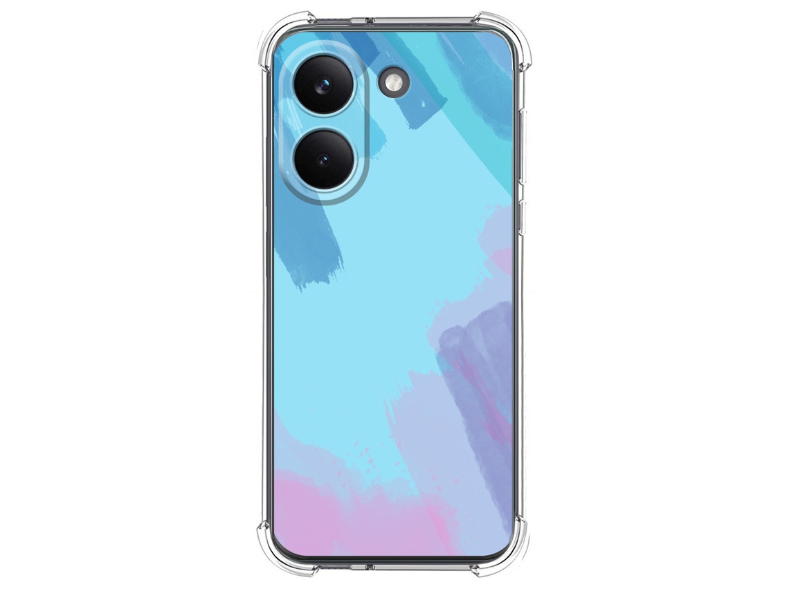 Capa Tumundosmartphone De Silicone Resistente A Impactos Para Xiaomi Poco X8 Pro 5g Com Estampa Em Aquarela 10 Desenhos