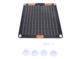 Painel Solar 10w com 2 Portas Type C 5v2a Carregador Usb PRATO