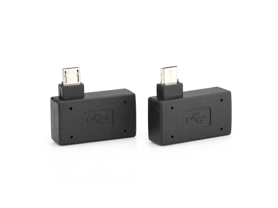 Adaptador Usb 2.0 Macho Fêmea Conexão Ângulo 90°