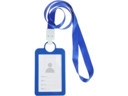 Lurelia Porta-crachá Transparente Reutilizável Com Cordão Em Poliéster E Silicone Para Escritório E Escola