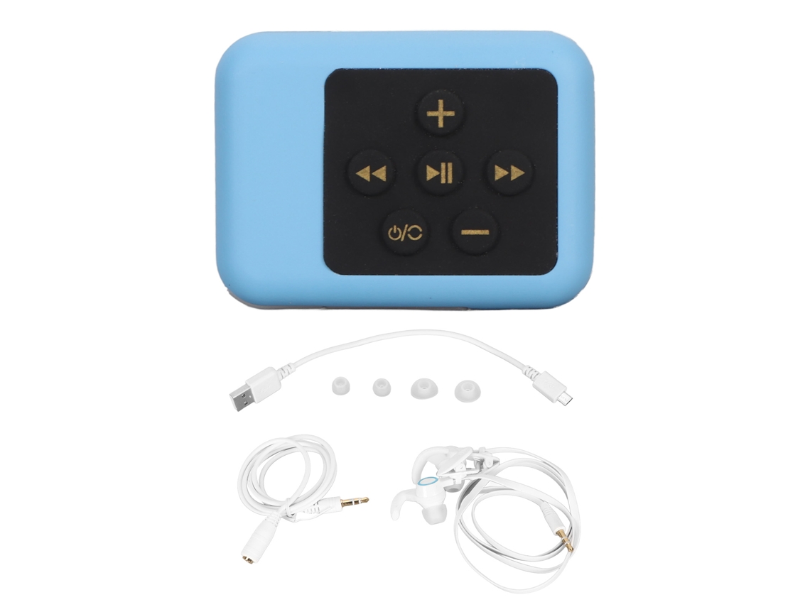 Reprodutor de MP3 Bluetooth, à prova d'água, bateria integrada, EOOCOO