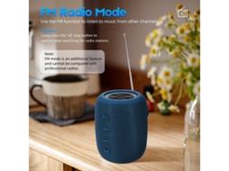 Alto Falante Bluetooth Portátil Alto Falante Sem Fio Bt5.3 Diafragmas De Graves De 20 W Com Modos Dinâmicos De Luz Multi Led Ipx6 À Prova Yizhood