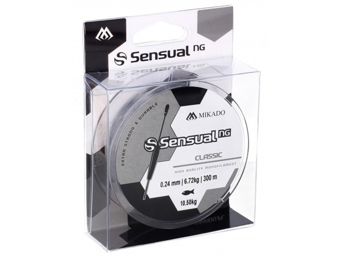 Monofilamento Sensual Ng Classic 300 M Cinzento 0.240 Mmmikado
