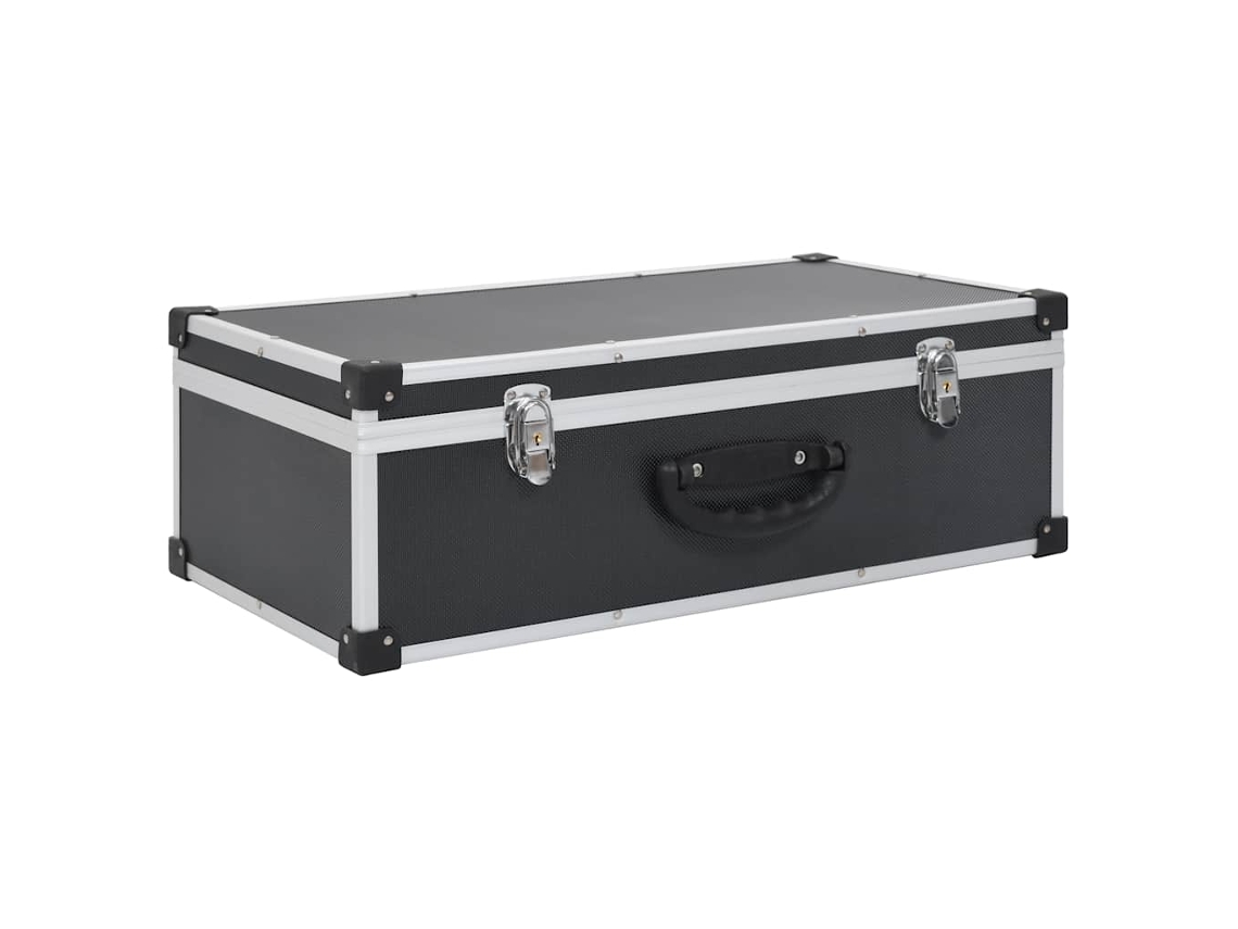 Cd Case, Cd Cases Vidaxl Preto Madeira (n/a)