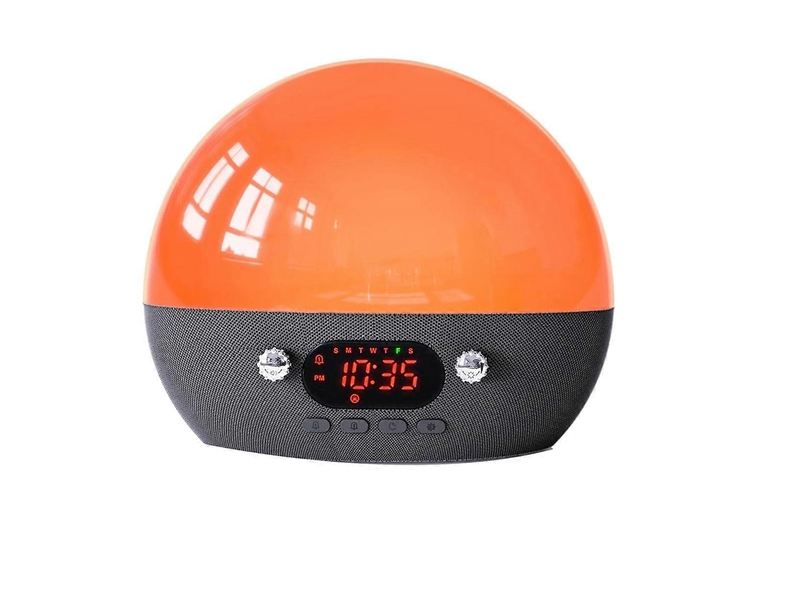 Lurelia Despertador Sunrise Com Alto Falante Bluetooth Para Quarto