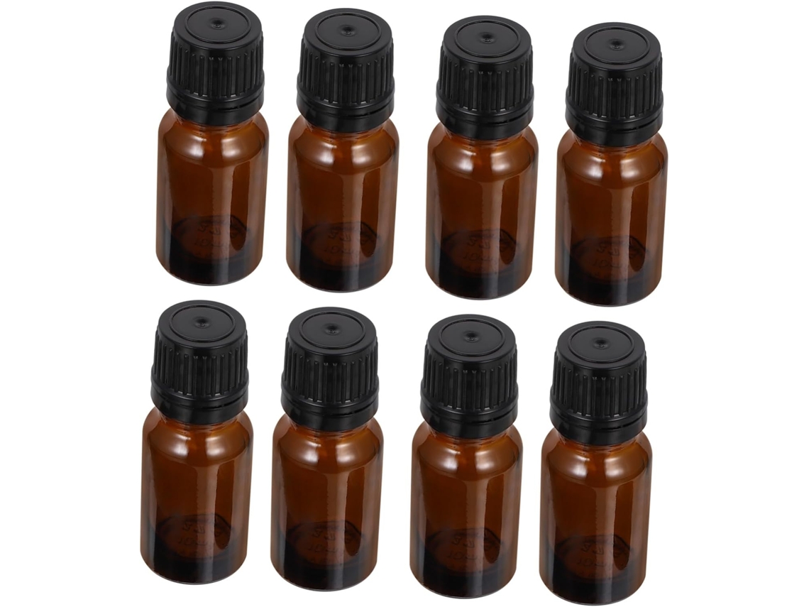 De 24 Frascos De Vidro Recarregáveis Para Óleos Essenciais E Loções Com Vedação Interna.