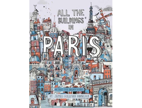 Livro all the buildings in paris de james gulliver hancock (inglês)