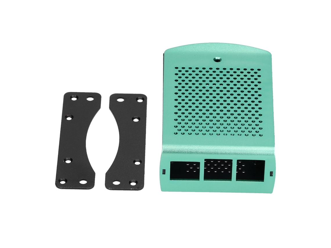 Laxiscreed Carcaça De Alumínio Para Raspberry Pi 2, 3 B+ Com Ventilador - Dissipação De Calor