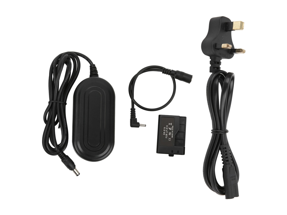 2026 adaptador de Corriente Ac com Bateria Falsa Dc Coupler Lp e10 para Canon 1100d 1500d