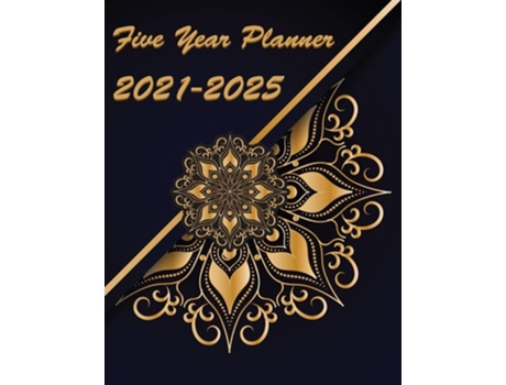 Livro Five Year Planner 2021-2025 Plan And Organize Your Time , 60 Months Calendar De Allana Kaaya (inglês)