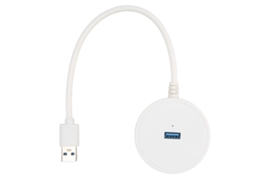 Divisor concentrador USB 3.0 de 4 portas, 5 Gbps, 10 Tb, compatível com Windows, Mac OS X e Linux S/MARCA