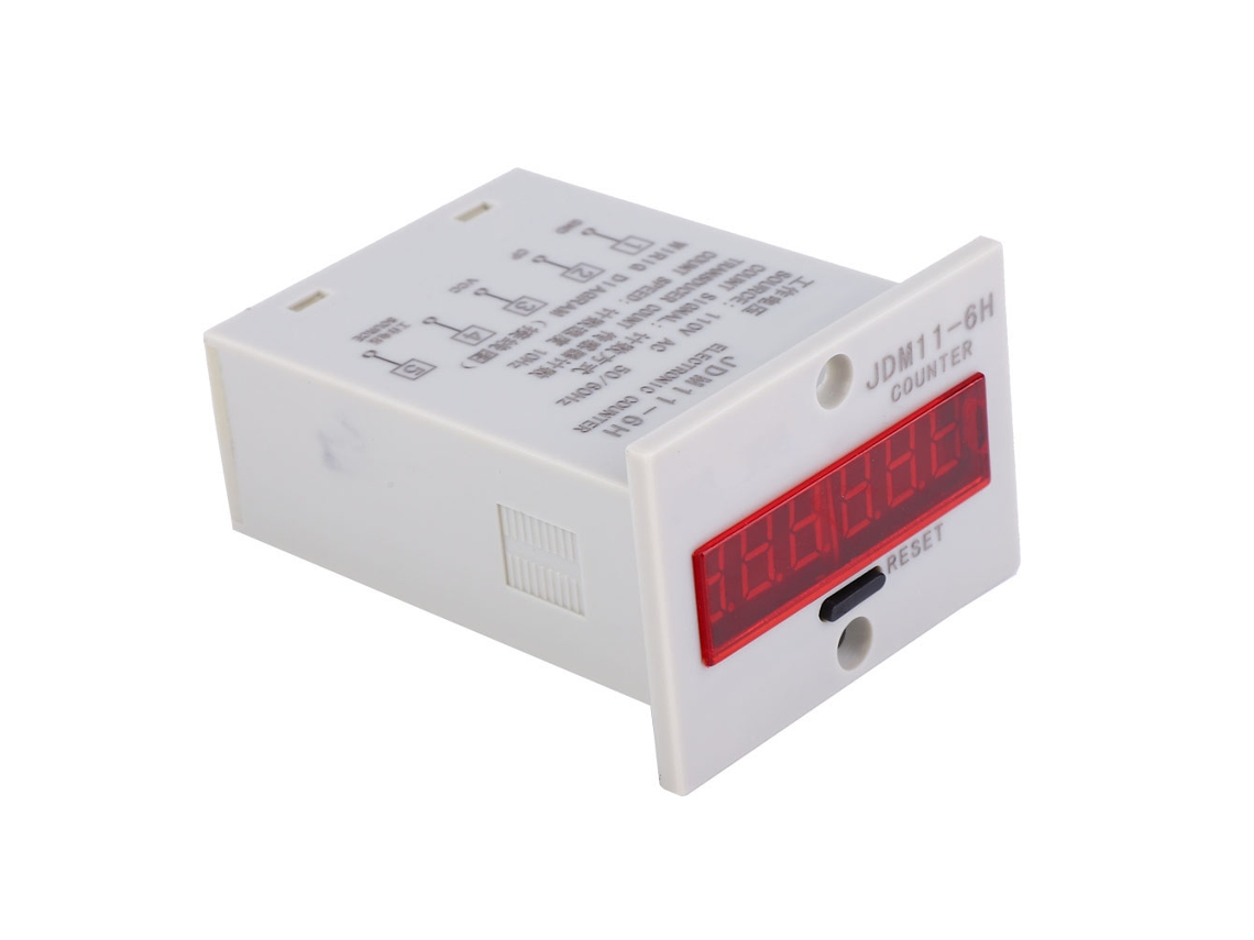 Laxiscreed Jdm11 Contador Eletrónico 6h Com Memória E Display Led De 6 Dígitos