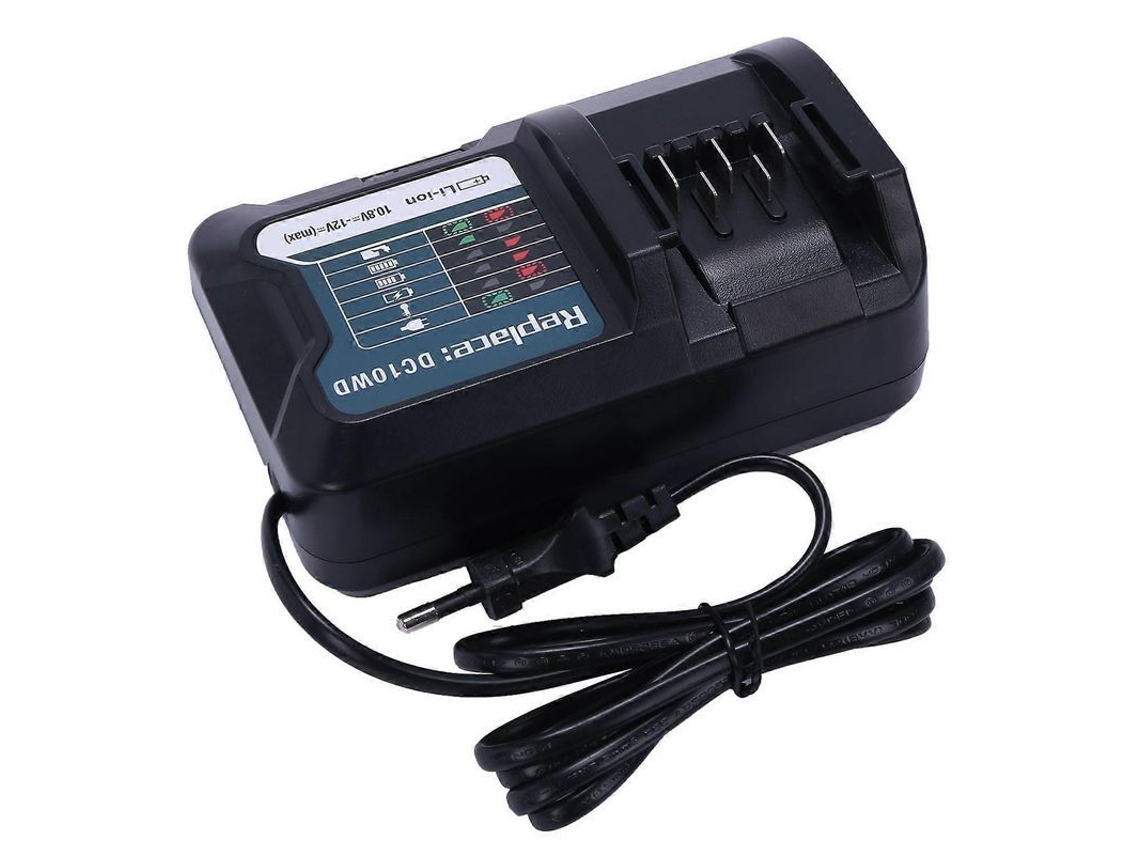 Carregador Rápido de Bateria para Makita 10.8V, 12V CHARM