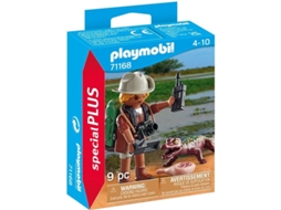Pesquisador especial e caiman PLAYMOBIL (Idade minima recomendada: 4 anos)