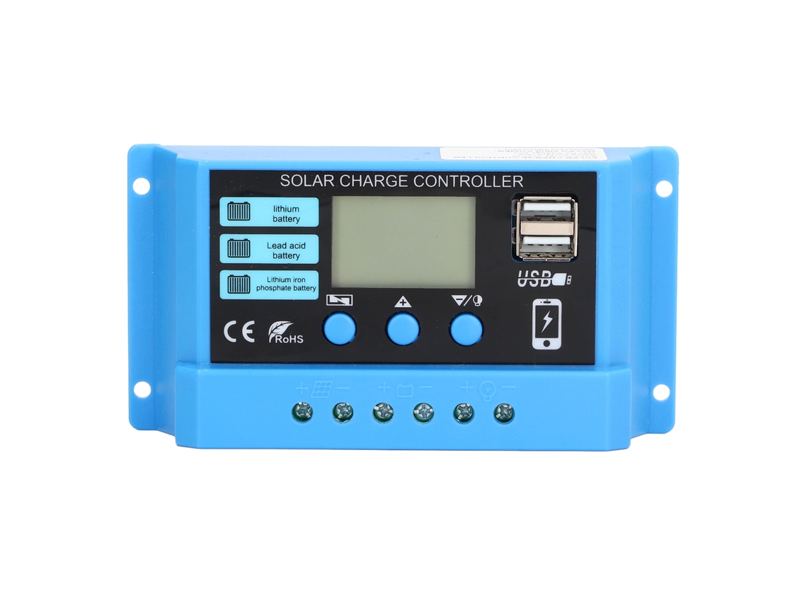 Controlador de Carga Solar com Usb Dual 10a S/MARCA