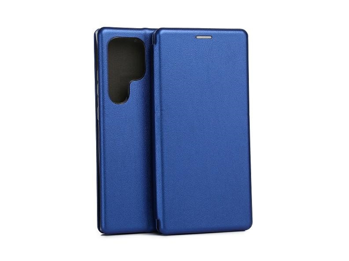 Capa para Samsung Galaxy S24 Ultra BELINE Pele Sintética Magnética Azul