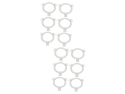 Conjunto De 12 Anéis Adaptadores Para Fixação De Lâmpadas E Acessórios Para Abajures