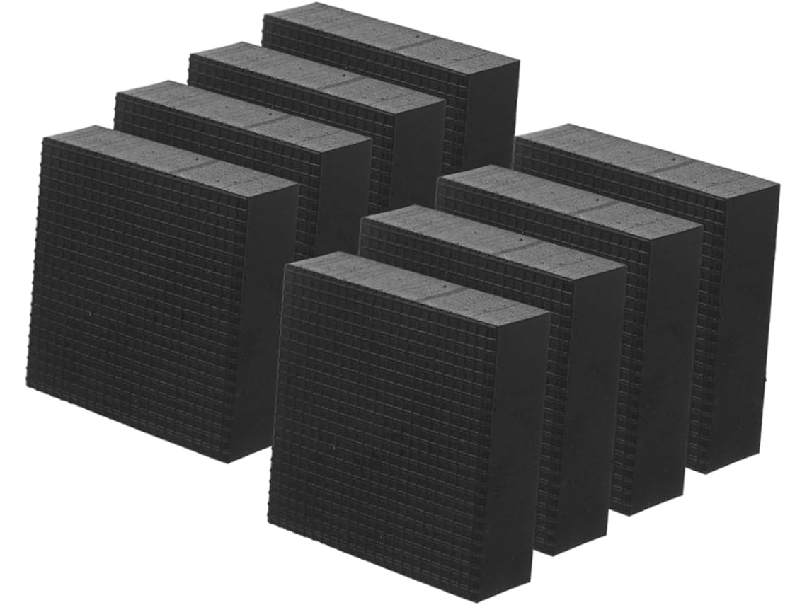 Conjunto De 8 Almofadas Antiderrapantes E Antivibração Para Pés Sofás Armários Externos, 50x50x20mm