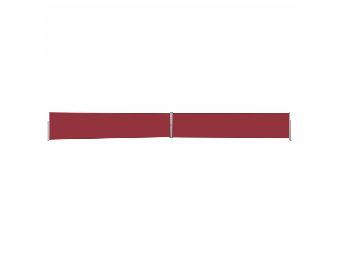 Side Awning, Side Awnings Vidaxl Vermelho Tecido (140 X 1200 Cm)