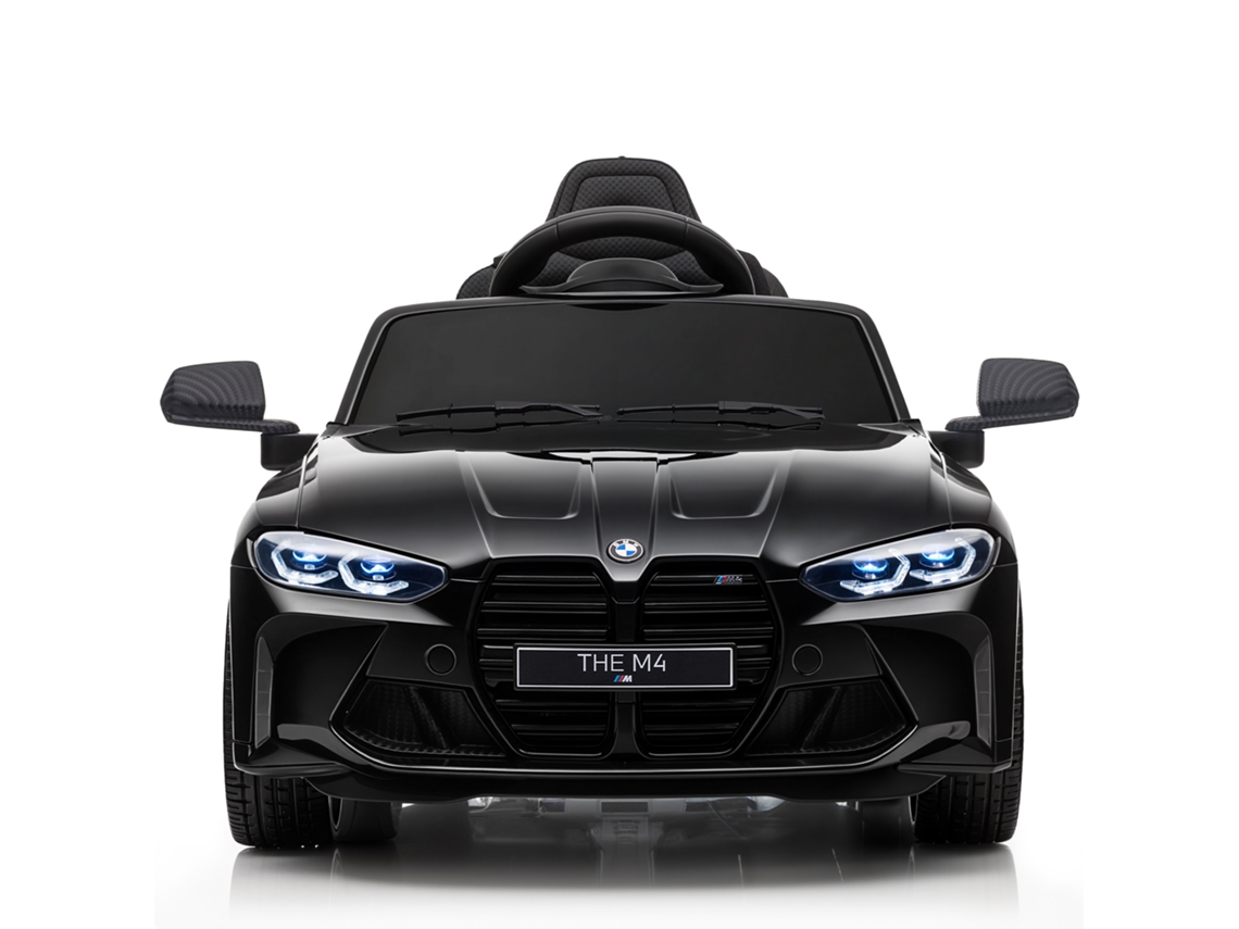 Carro Elétrico M4 Licenciado 12v, 2 Motores, Suspensão, Controle 2.4g, 3-5km/h, Carga 30kg, Preto
