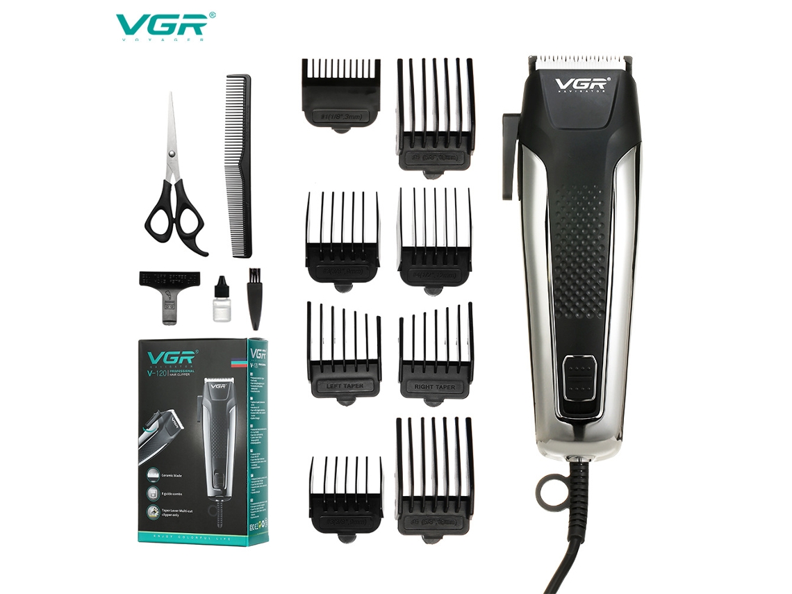 Nova Máquina de Cortar Cabelo Elétrica com Lâmina de Cerâmica, Padrão Europeu. MDUG