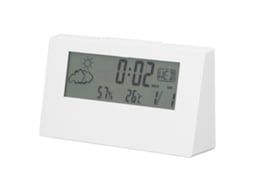 Relógio Digital Com Alarme Snooze E Display Lcd Hora Data Temp Umidade