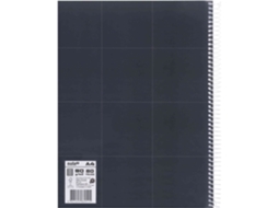 Caderno Espiral Capa Dura A4 Pautado Preto Pure Leccit Note!