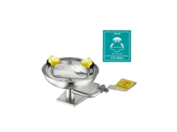 Conjunto De Chuveiro Lava Olhos De Parede Em Aço Inox Com Certificação Ansi Tekmaquinas