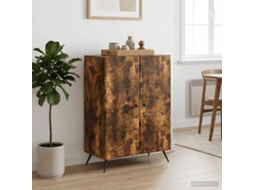 Vidaxl Buffet Carvalho Fumado 66 X 34,5 X 90 Cm Derivados De Madeira