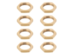 Alipis - Conjunto De 8 Porcas Latão Dourado 1/2 Polegada Alta Dureza E