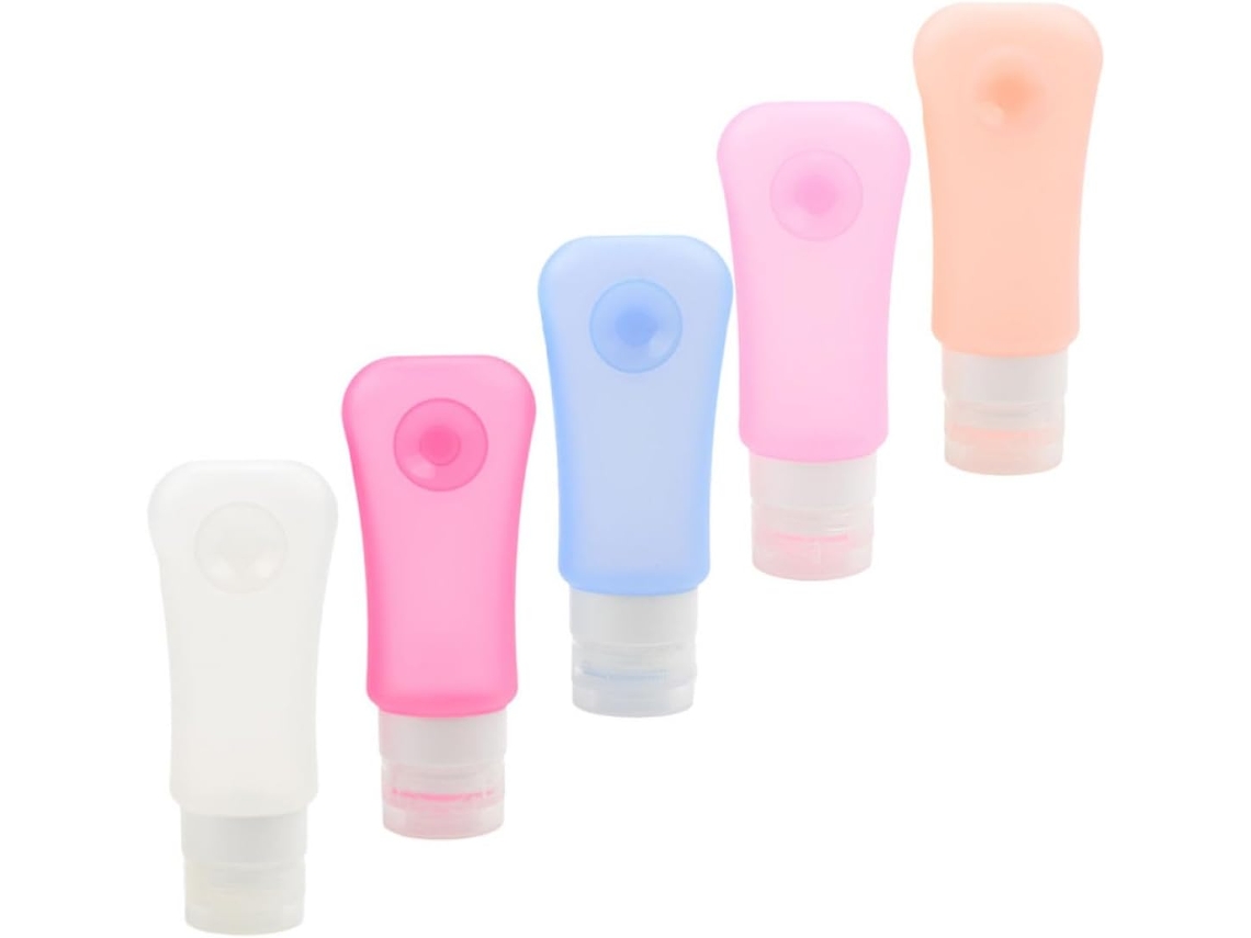 Dispensadores De Álcool Em Gel Recarregáveis, Cores Sortidas, Frascos Leves E Fáceis De Limpar.