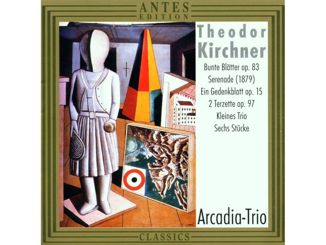 CD Arcadia Trio - Kirchner:Klaviertrios 2 (1CD)