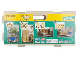WOLFCRAFT 5543000 2 Plataformas de Mudança com Forma de Puzzle para Expansões Ft400
