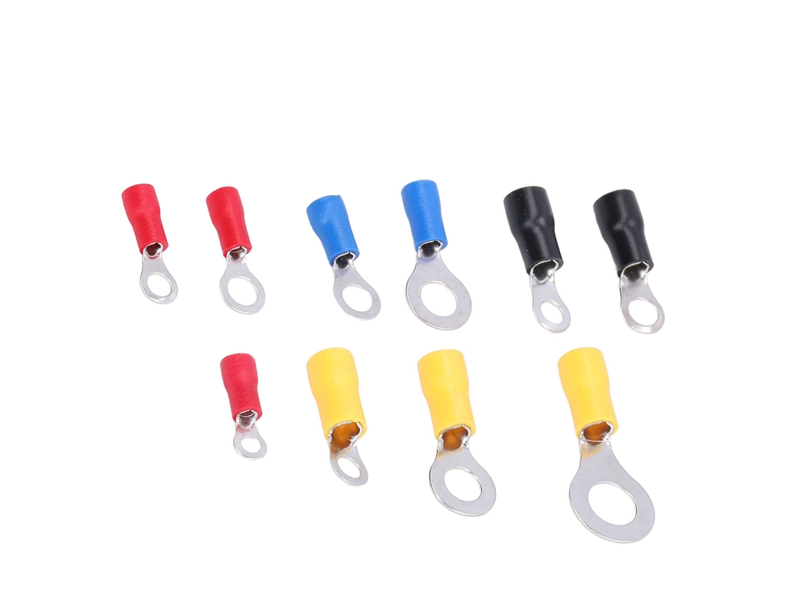 Laxiscreed Kit De Conectores Crimpos Isolados Ring Para Equipamentos E Acessórios