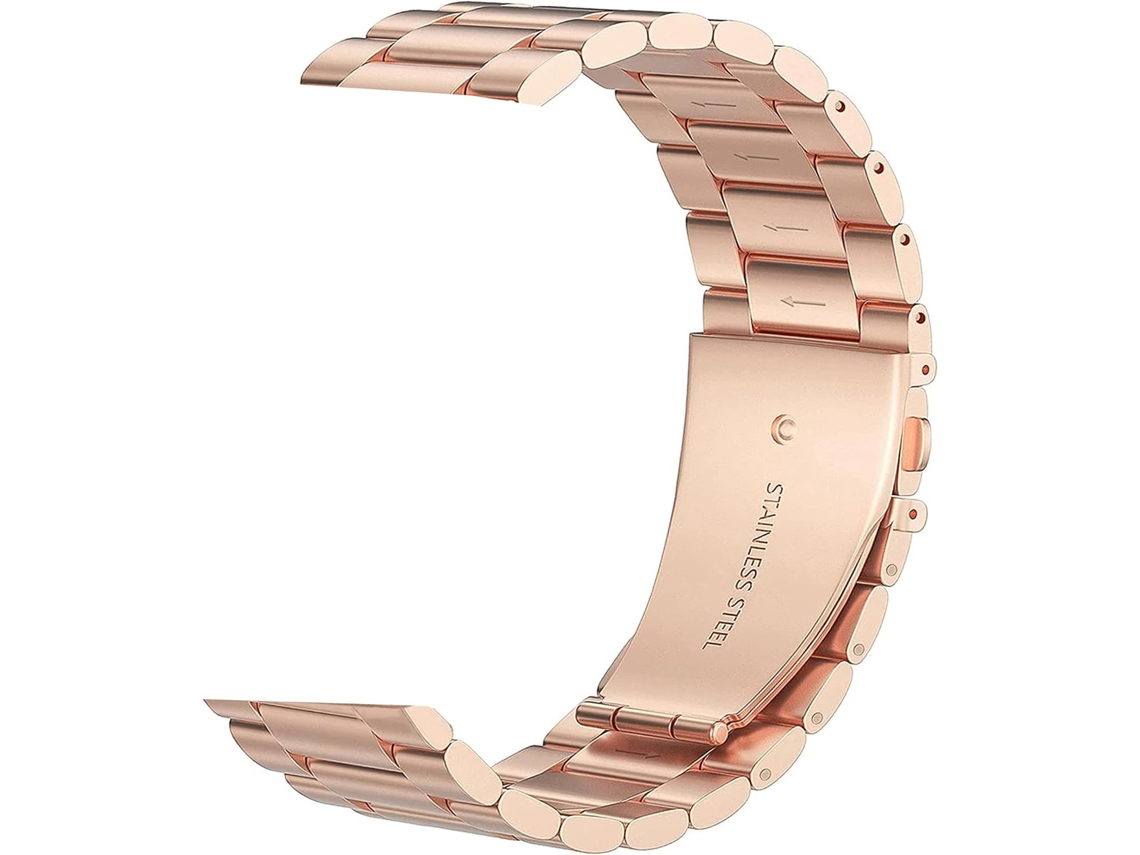 Pulseira De Aço Inoxidável Com Sistema Liberação Rápida, Compatível O
