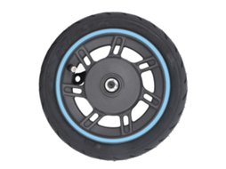 Montagem de Roda Dianteira Mali para scooter elétrico Max G30 com pneu vácuo